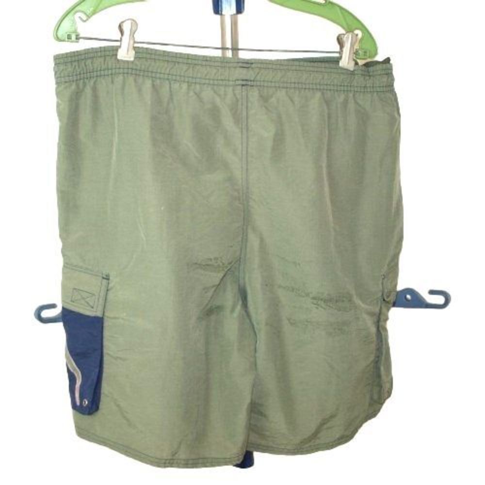 Vintage Green Speedo Men's‎ Swim Trunks Size Large